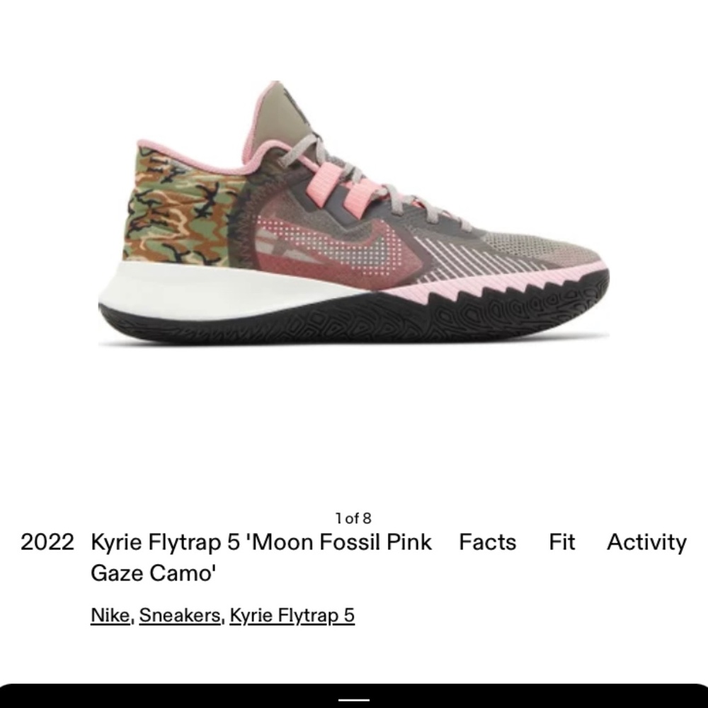 NEW Authentic Nike Kyrie Flytrap V "Moon Fossil Pink Grey"